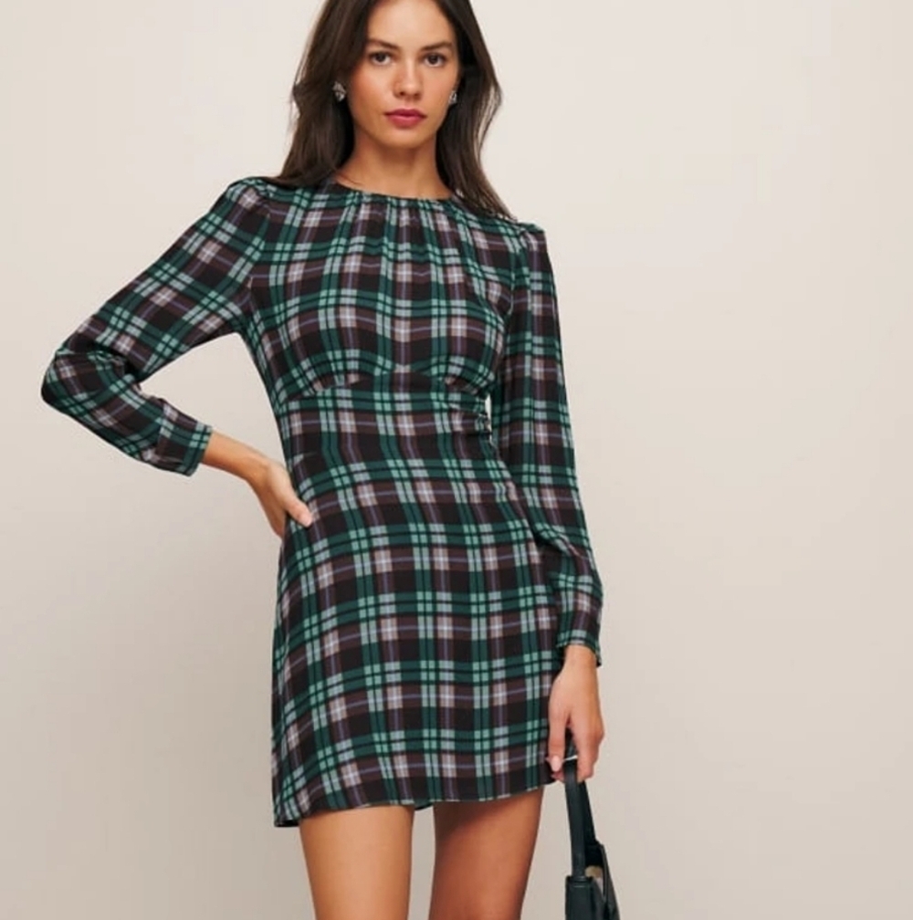 Reformation Laken Dress in Morena size 8 NWT - Picture 4 of 12